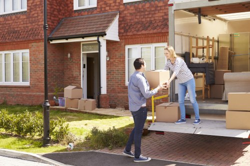 Local office relocation logistics in Egham with business transport and building access