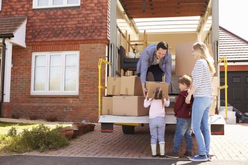Man and van service helping with a local move in Egham