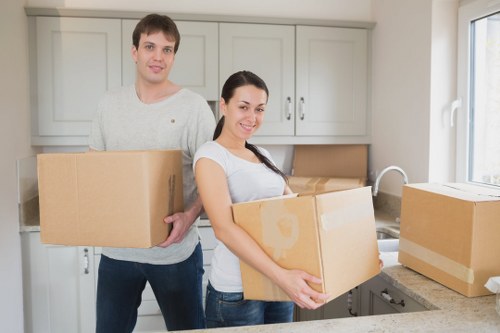 Professional removals team handling a last-minute move
